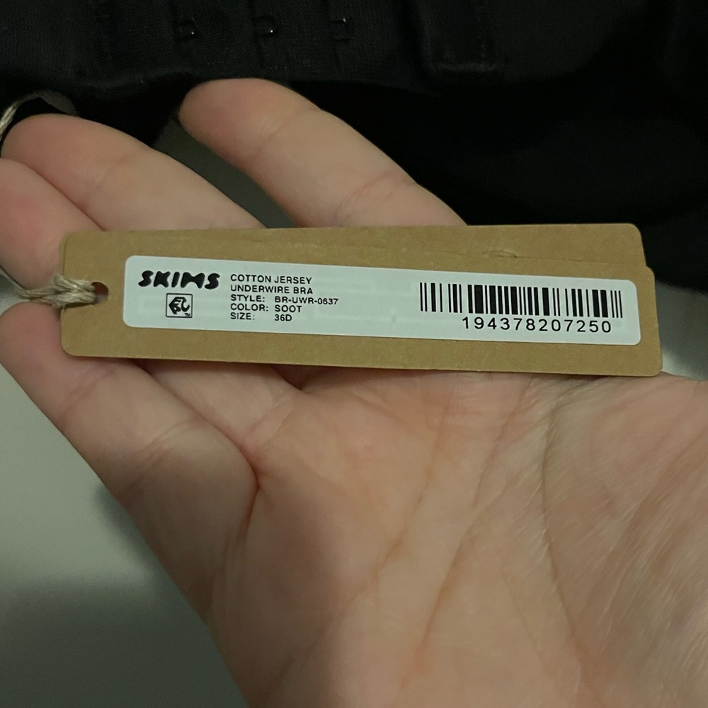 Skims Cotton Jersey Underwire Bra - Picture 4 of 6